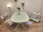 Metal Bistro Chair, Set of 2 - Sea Green Designs