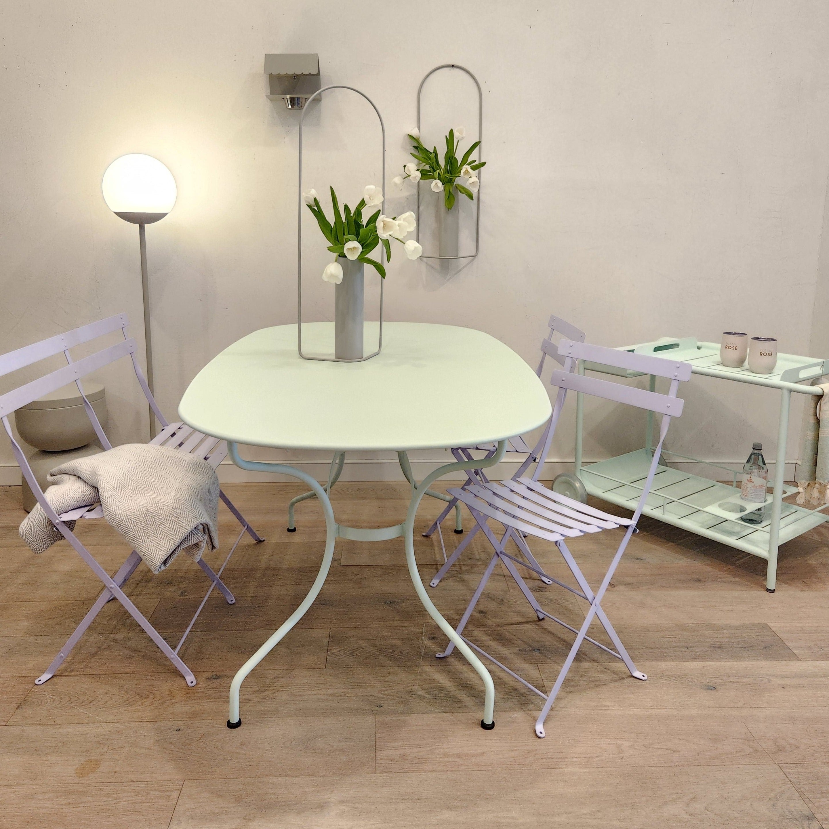 Opera Oval Table - Sea Green Designs