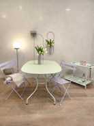 Metal Bistro Chair, Set of 2 - Sea Green Designs
