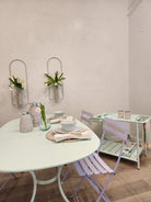 Metal Bistro Chair, Set of 2 - Sea Green Designs
