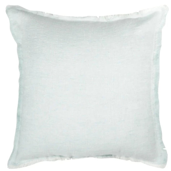 So Soft Linen Pillow - Sea Green Designs