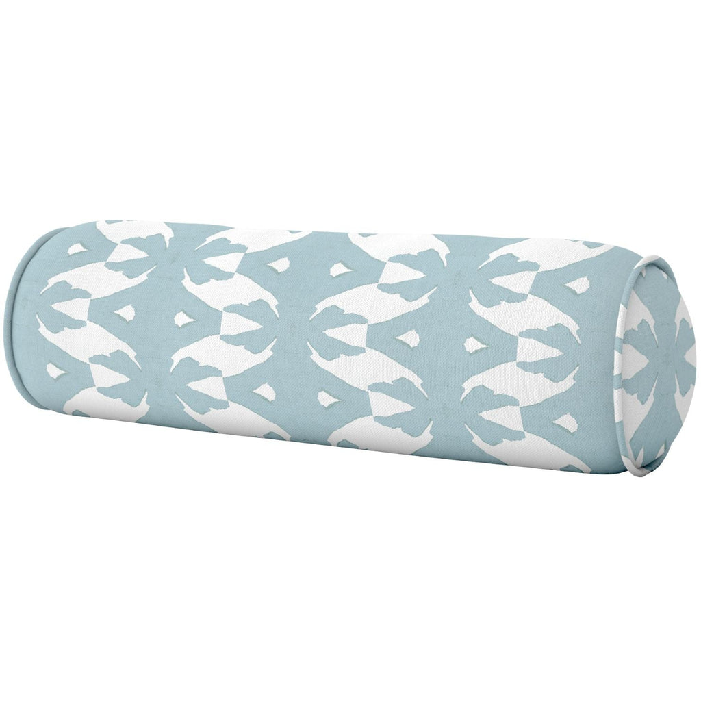 Palm Mist Round Bolster Pillow - Sea Green Designs