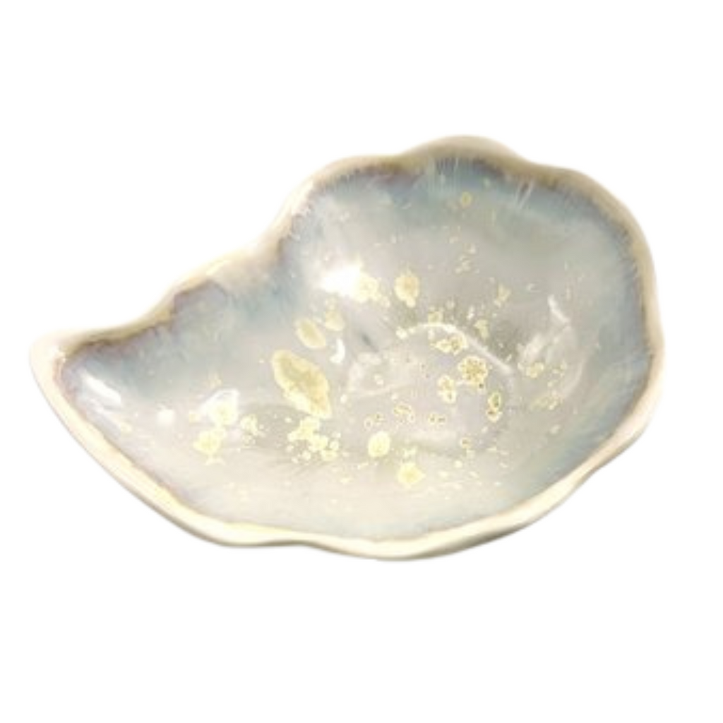 Petite Oyster Platter in Pearl-Sea Green Design