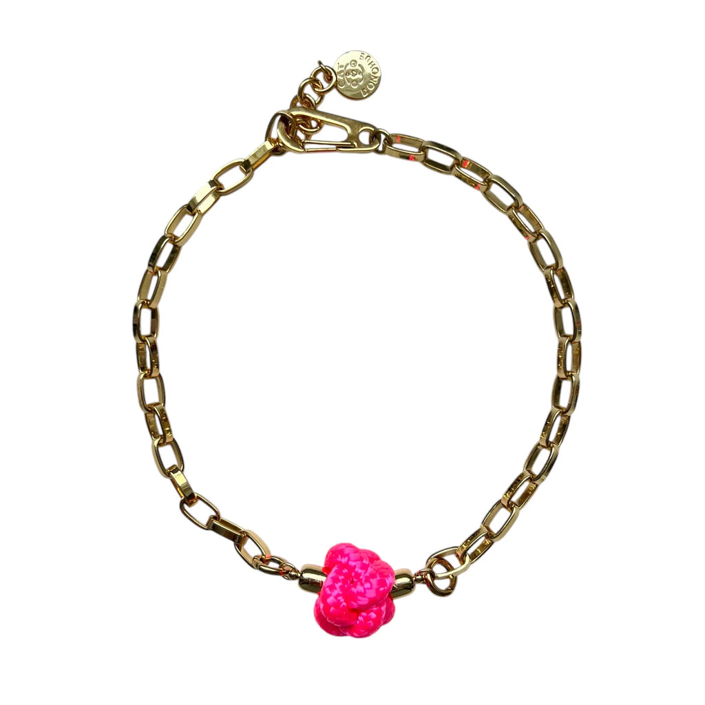 Switcheroo Divinity Knot Necklace, Nautical Line - Sea Green Designs