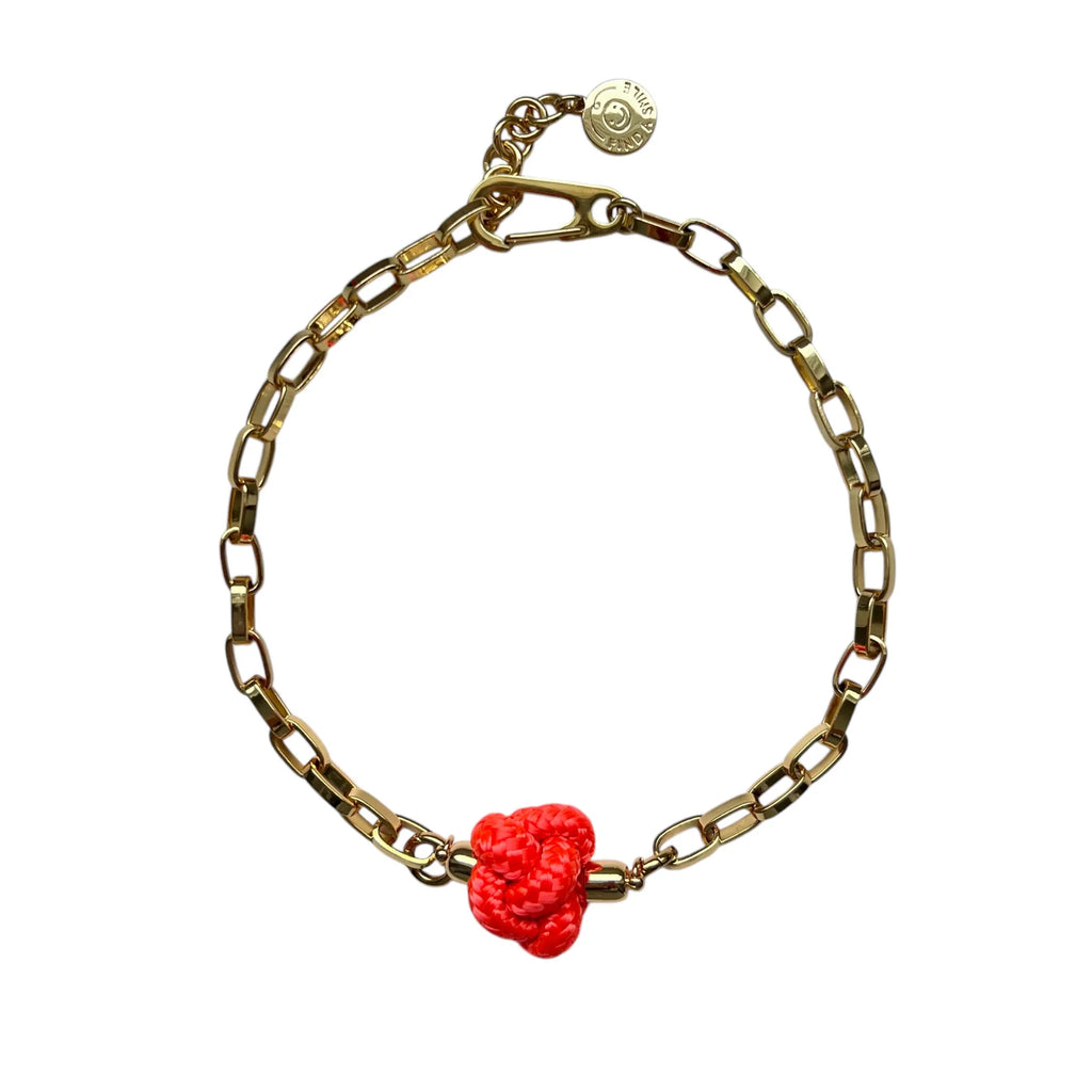 Switcheroo Divinity Knot Necklace, Nautical Line - Sea Green Designs