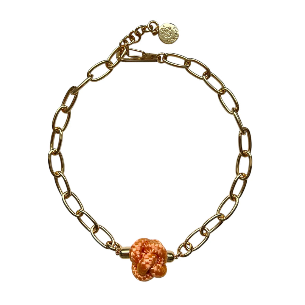 Switcheroo Divinity Knot Necklace, Nautical Line - Sea Green Designs