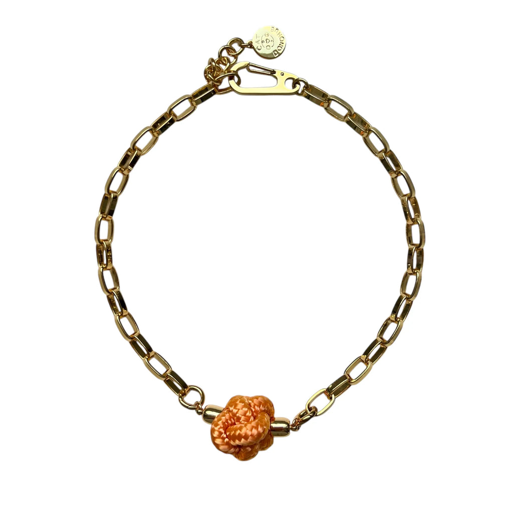 Switcheroo Divinity Knot Necklace, Nautical Line - Sea Green Designs