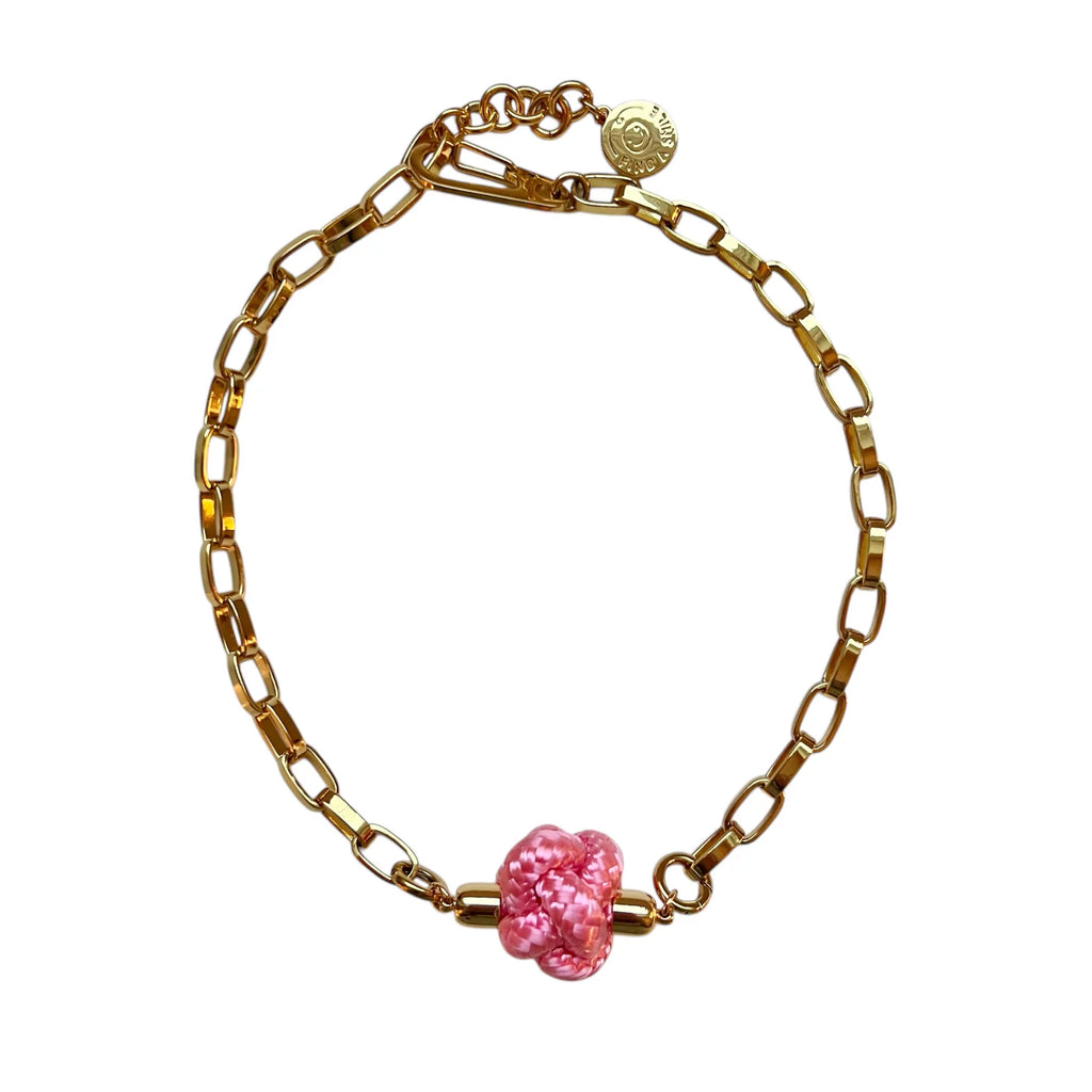 Switcheroo Divinity Knot Necklace, Nautical Line - Sea Green Designs