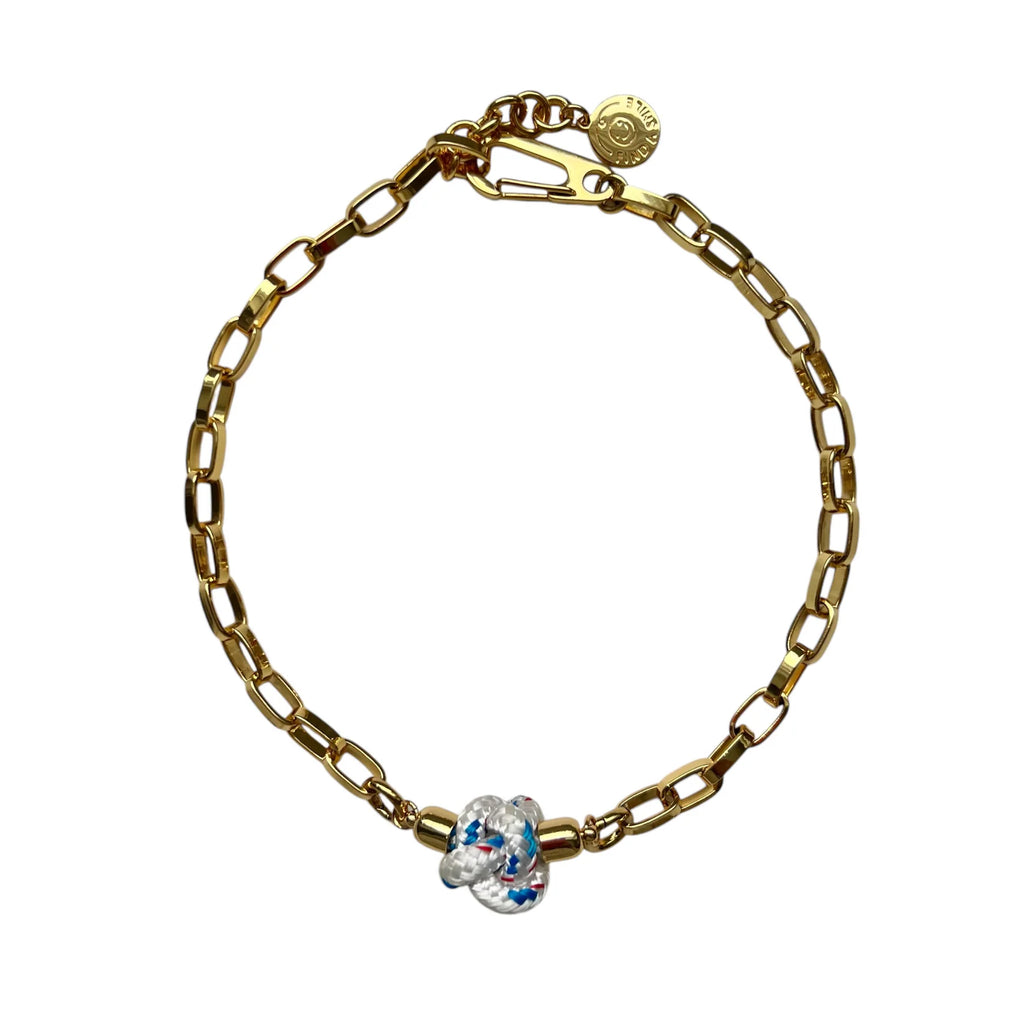 Switcheroo Divinity Knot Necklace, Nautical Line - Sea Green Designs