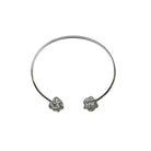 Double Divinity Knot Bangle - Sea Green Designs