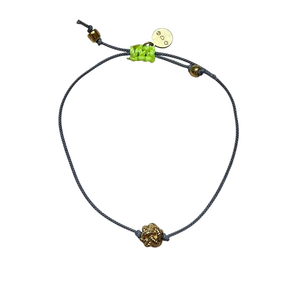 Divinity Knot Rope Bracelet - Sea Green Designs