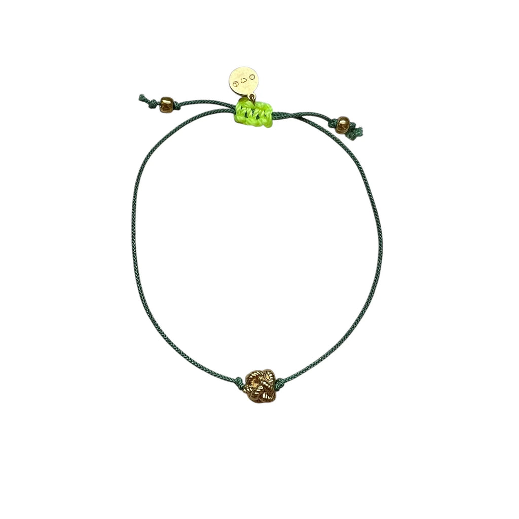 Divinity Knot Rope Bracelet - Sea Green Designs