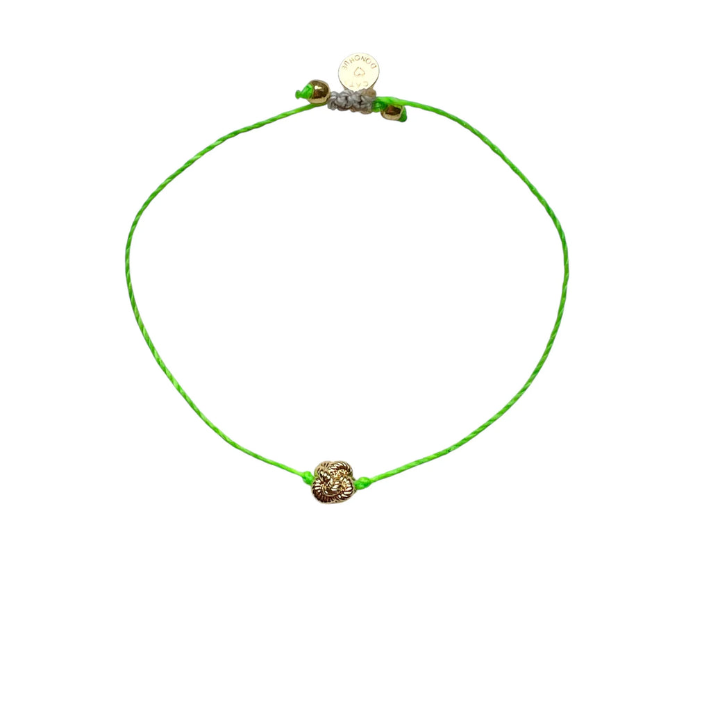Divinity Knot Rope Bracelet - Sea Green Designs