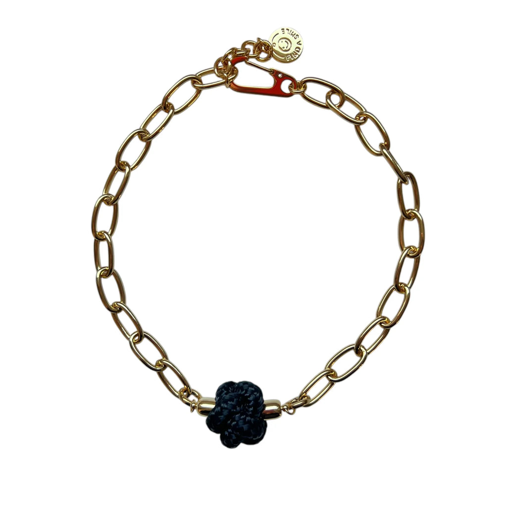 Switcheroo Divinity Knot Necklace, Nautical Line - Sea Green Designs