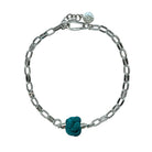 Switcheroo Divinity Knot Necklace, Silk - Sea Green Designs