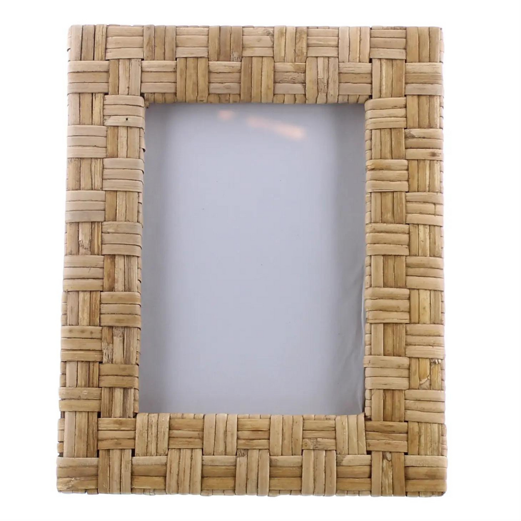 Rattan Cayman Frame - 5x7 - Sea Green Designs