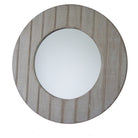 Royal Round Wooden Wall Mirror - Sea Green Designs