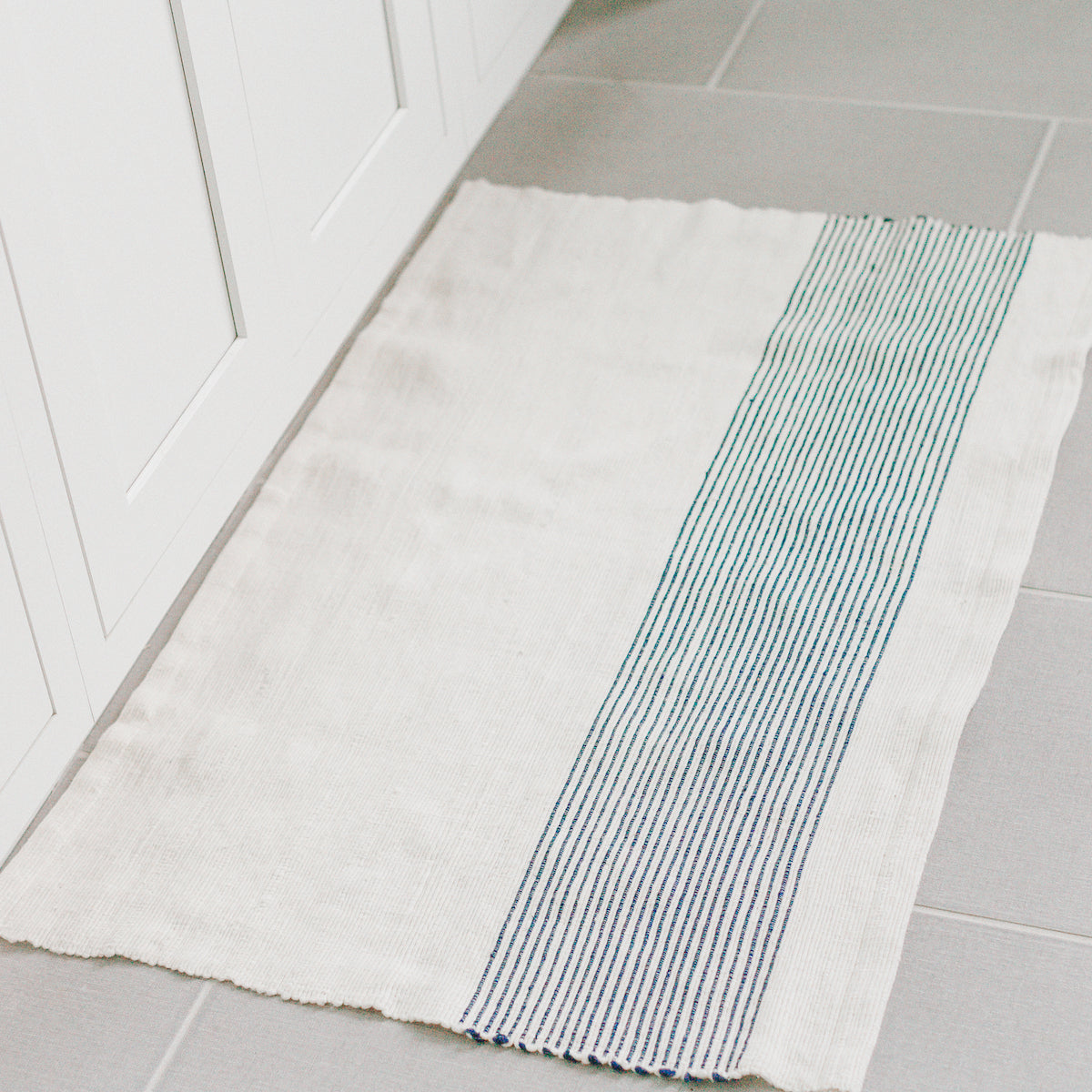Riviera Bath Mat in Navy - Sea Green Designs