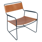 Leather Low Armchair Surprising - Sea Green Designs