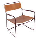 Leather Low Armchair Surprising - Sea Green Designs