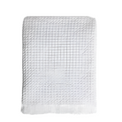 Organic Belgian Waffle Hand Towels in White, Set of 2 - Sea Green Designs
