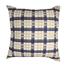 Coastal Print Linen Pillow - SGD