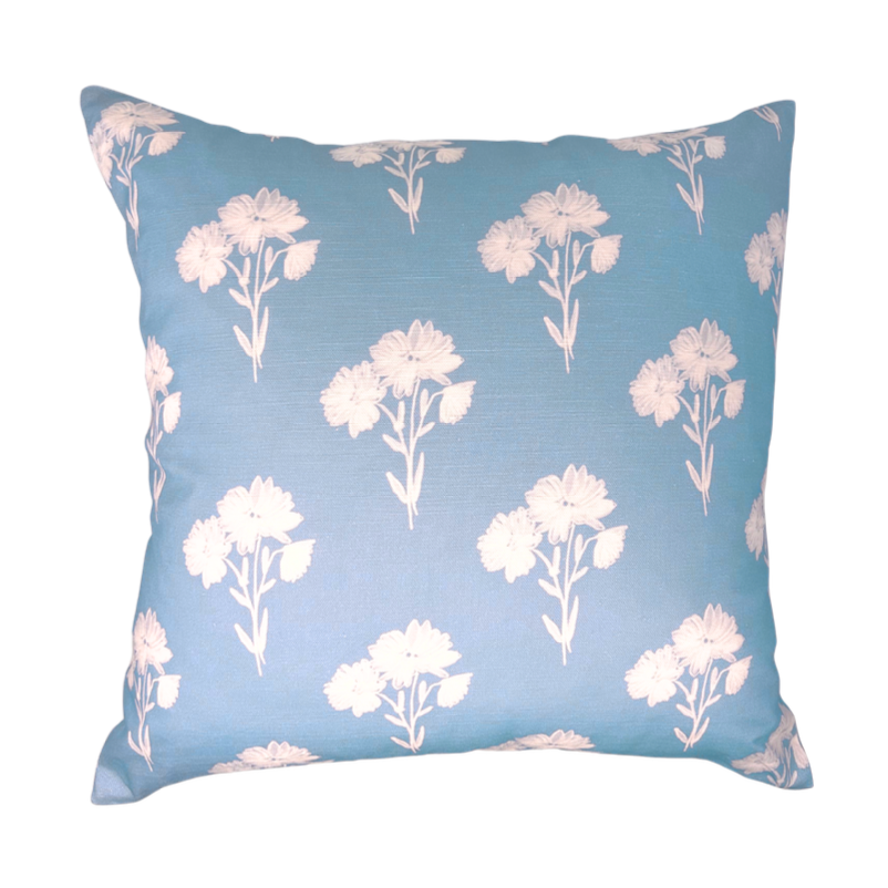 Coastal Print Linen Pillow - SGD