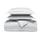 Signature Hemmed Duvet Set-SeaGreen