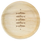 Stacked Fish Plate Set of 8-Sea Green Designs