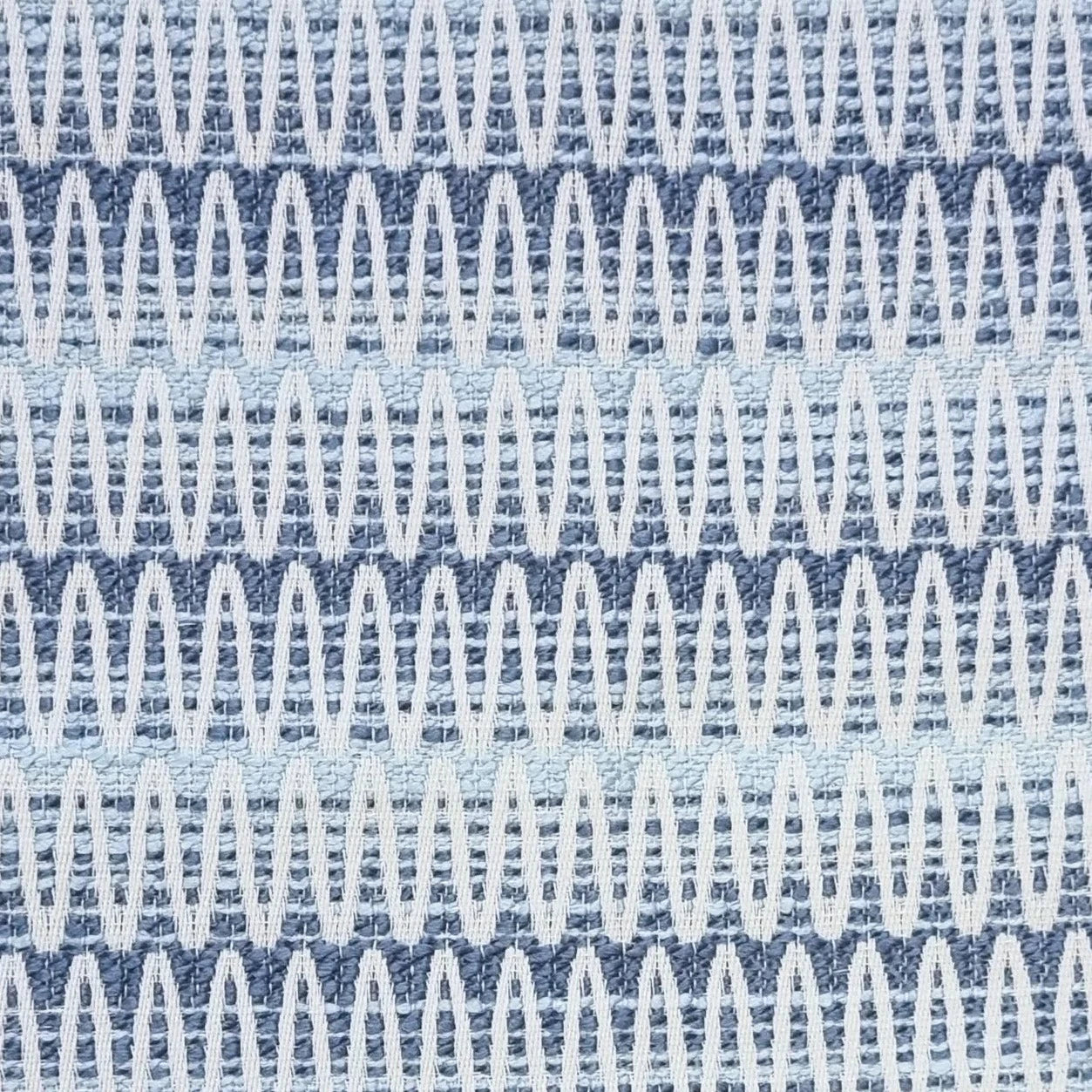 Blue Yacht Stripe 14" x 20" Indoor Outdoor Pillow - Sea Green Designs