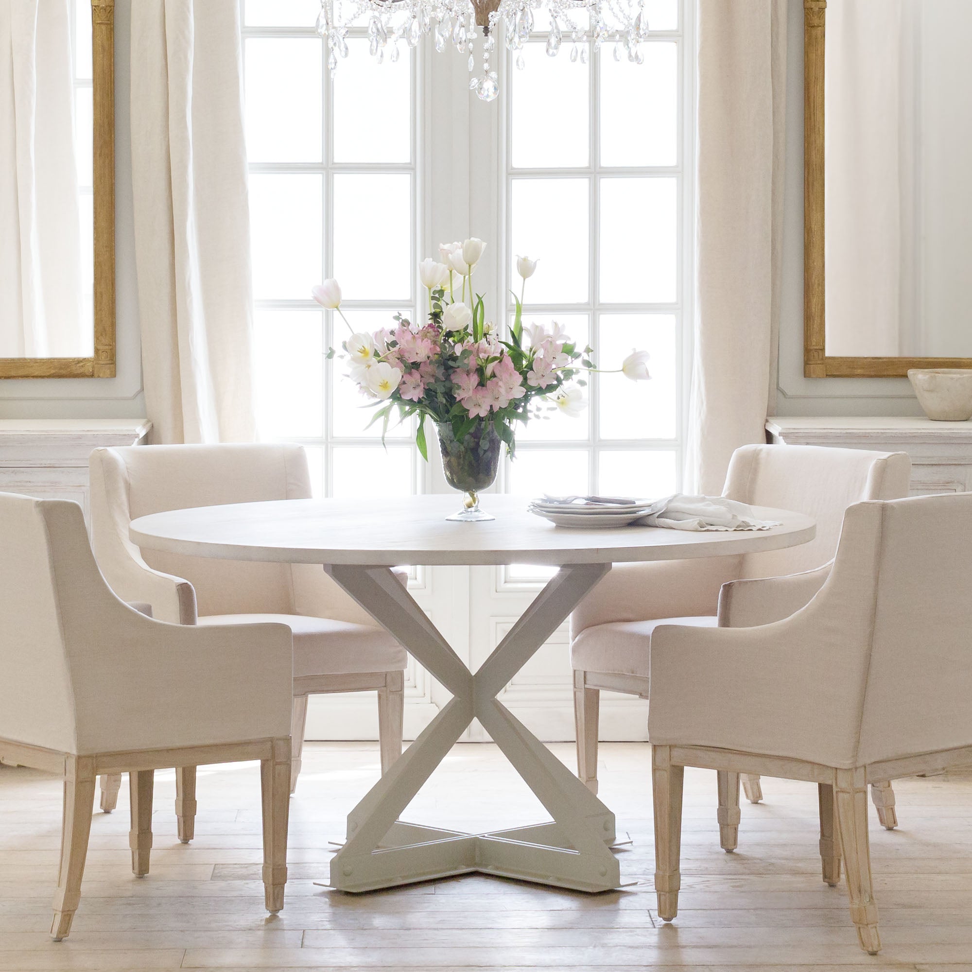 Round Vesuvio Dining Table - Sea Green Designs