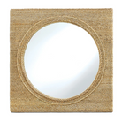 Tisbury Small Square Rope Mirror - Sea Green Designs1