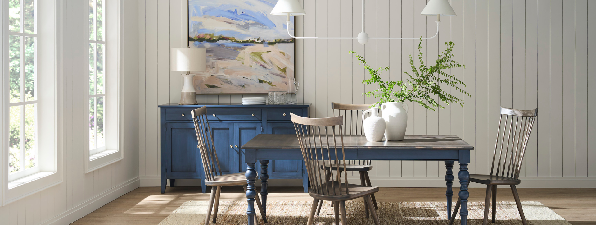 A Sea Green Designs Designed Dining Room