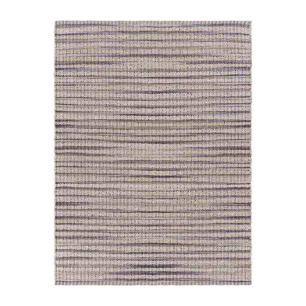 Bleached Hand-Loomed Rug in Bleach/Gray - Sea Green Designs