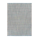 Bleached Hand-Loomed Rug in Bleach/Ivory Blue - Sea Green Designs
