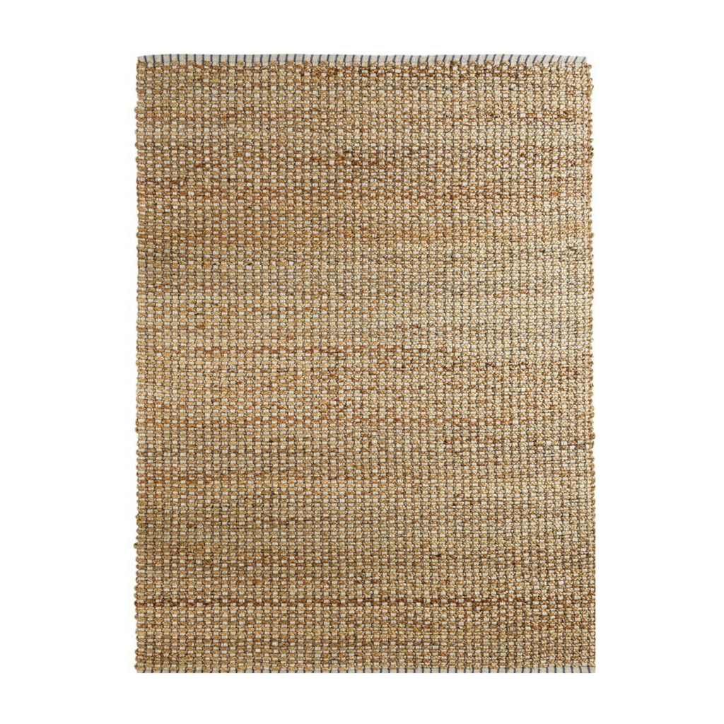 Bleached Hand-Loomed Rug in Indigo - Sea Green Designs