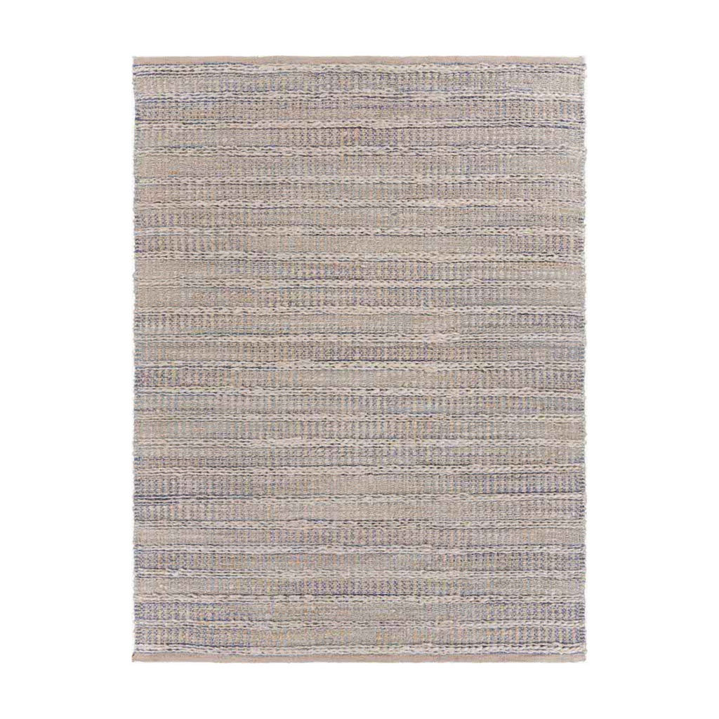 Bleached Hand-Loomed Rug in Illusion Blue/Infinity - Sea Green Designs