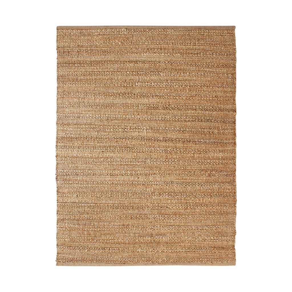 Handwoven Natural Fiber Jute Rug - Sea Green Designs