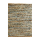 Handwoven Natural Fiber Jute Rug - Sea Green Designs