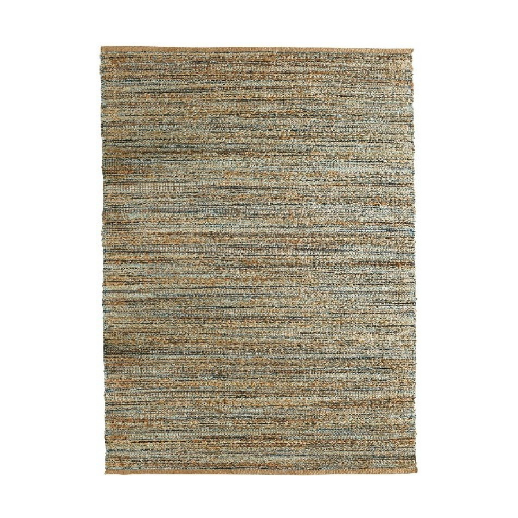 Handwoven Natural Fiber Jute Rug - Sea Green Designs