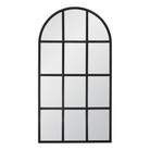Grid Arched Mirror - Sea Green Designs