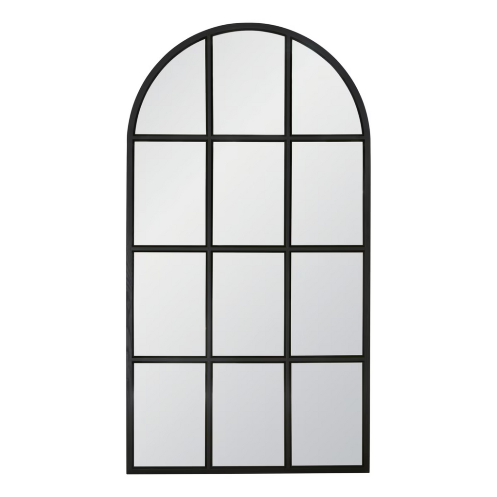 Grid Arched Mirror - Sea Green Designs