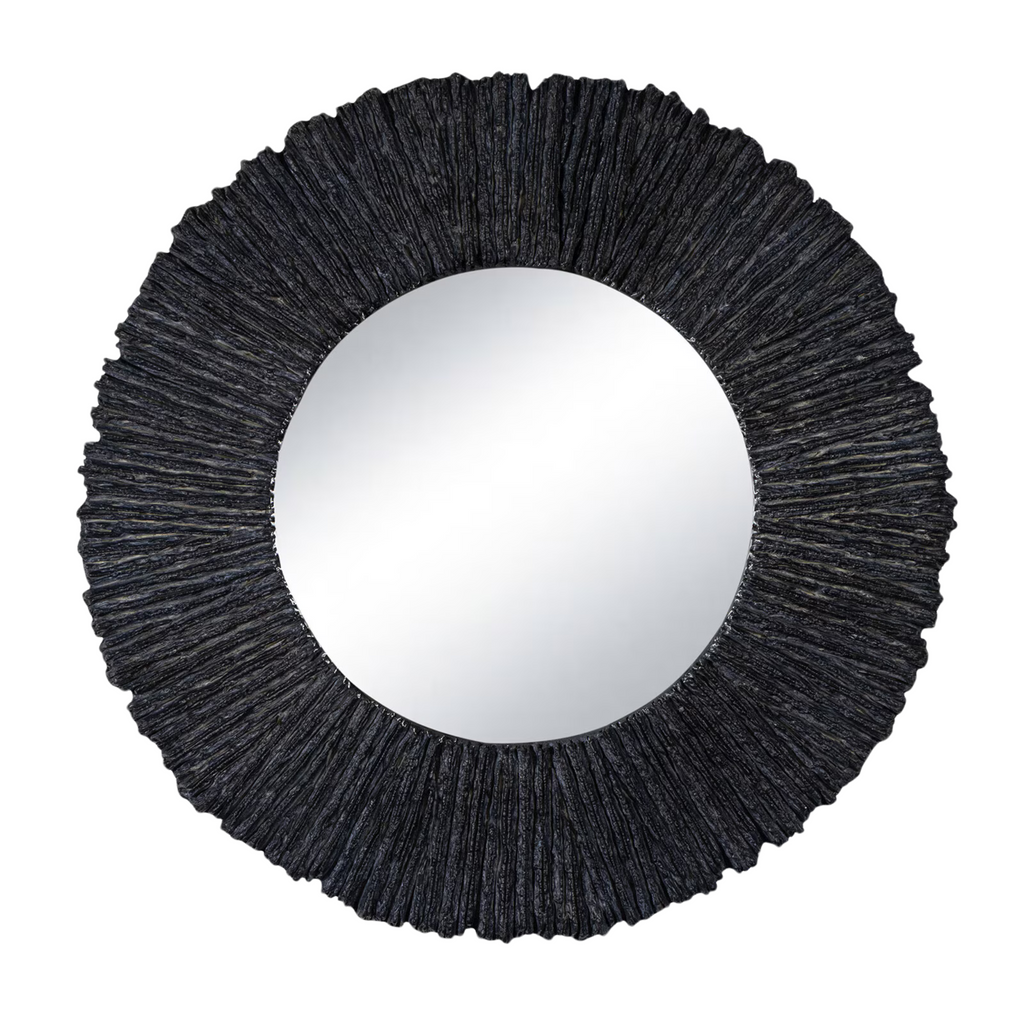 Slate Mirror Round - Sea Green Designs