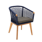 Pimlico Club Dining Carver Chair Blue Rope