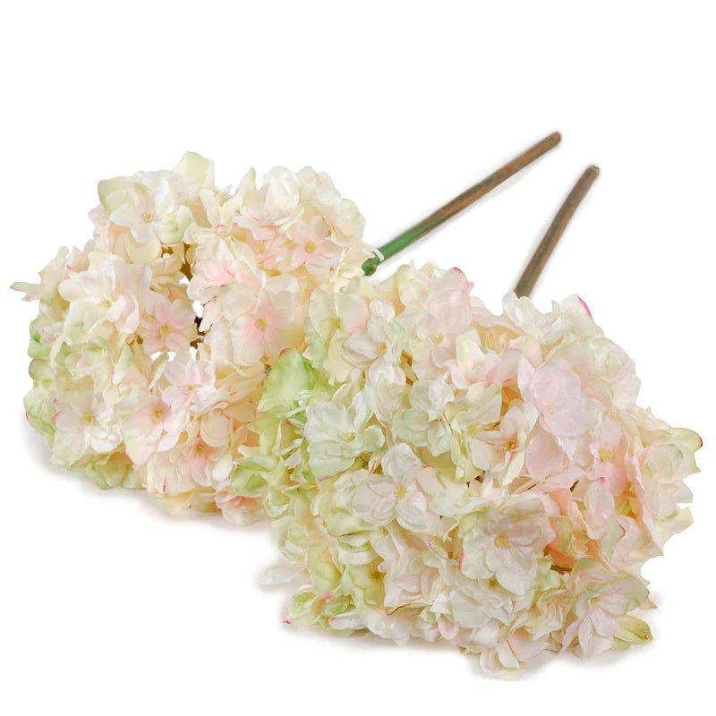 Hydrangea Stem, 19" L in Pink Green - Sea Green Designs