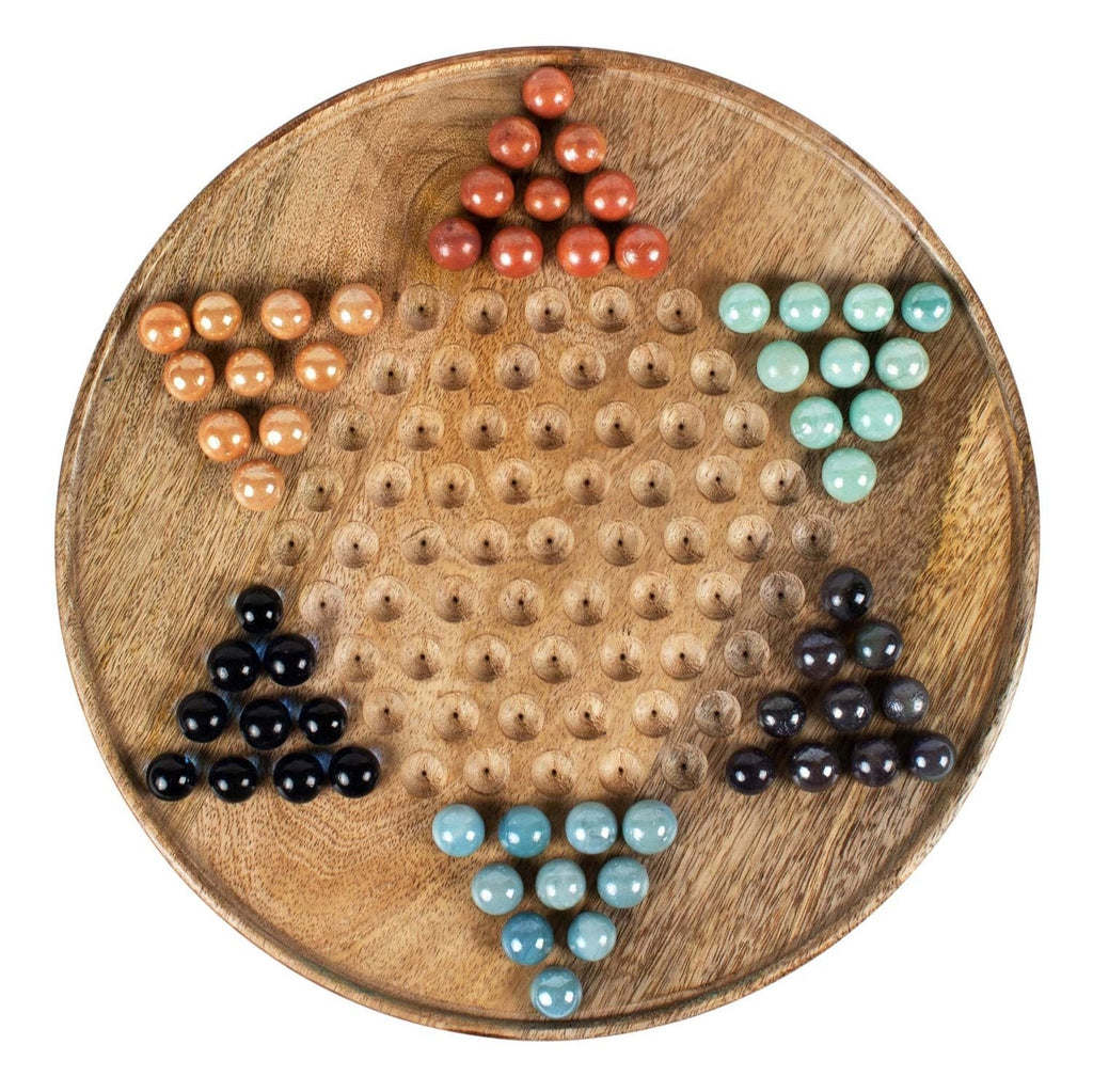 Star Checkers Game - Sea Green Designs