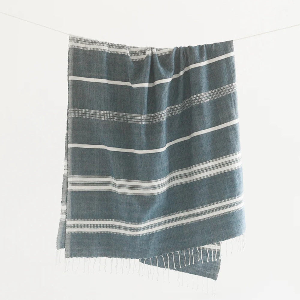 Aden Cotton Bath Towel - Sea Green Designs