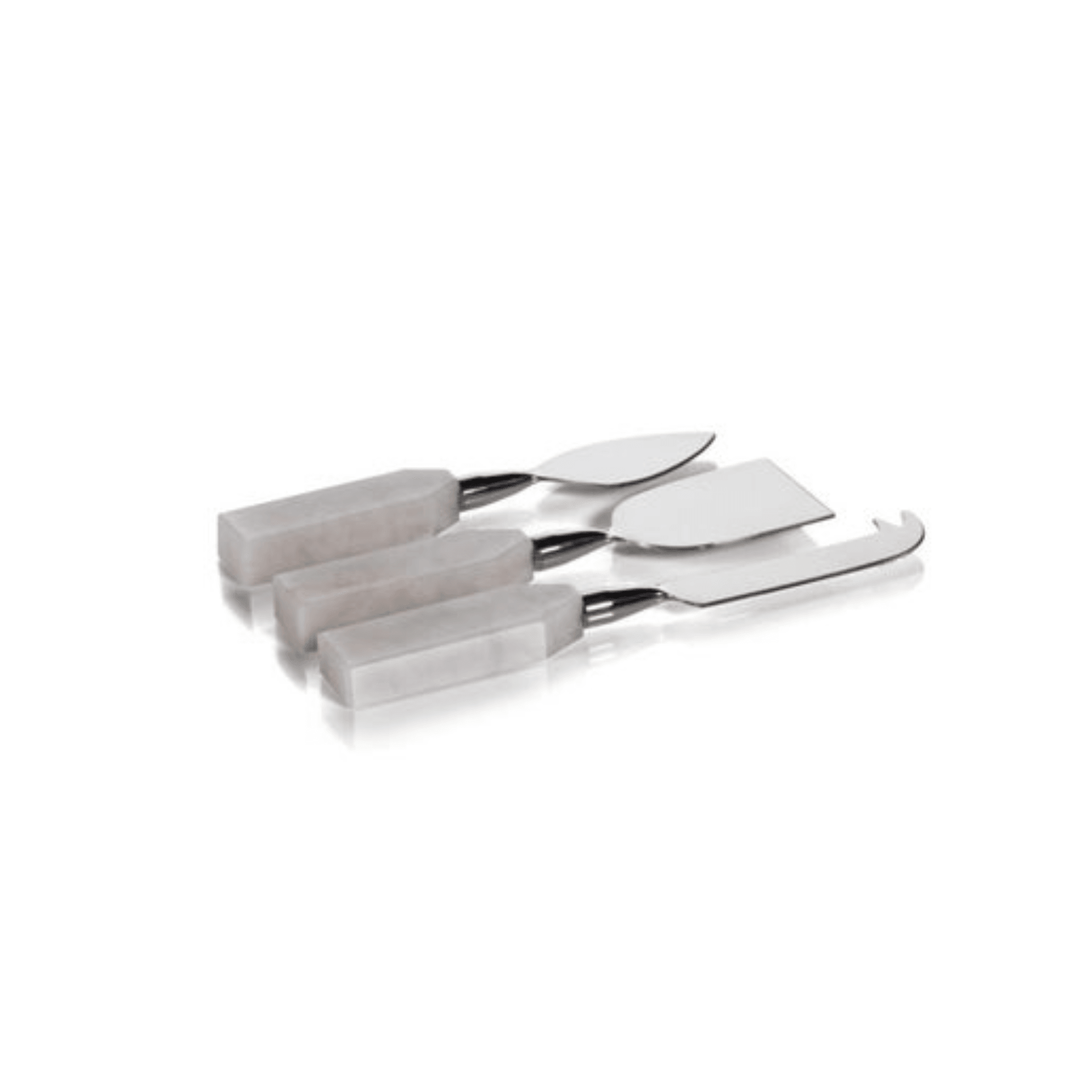 Alabaster 3 Piece Cheese Knife Set - Sea Green Designs