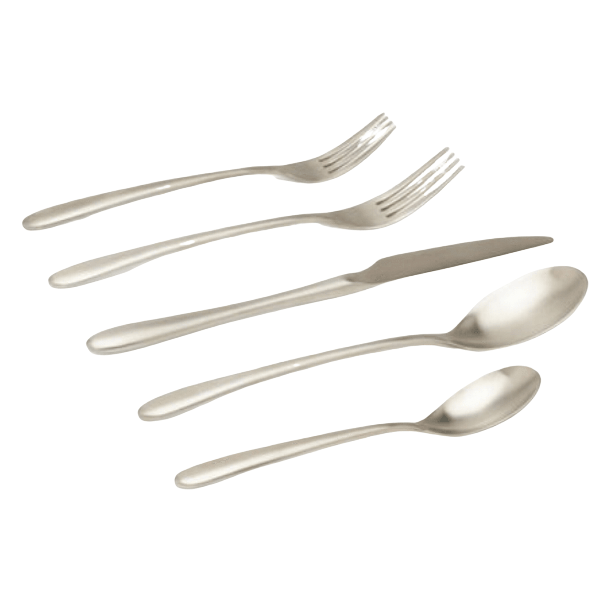 Alba Silver Flatwear 5 Piece Set - Sea Green Designs