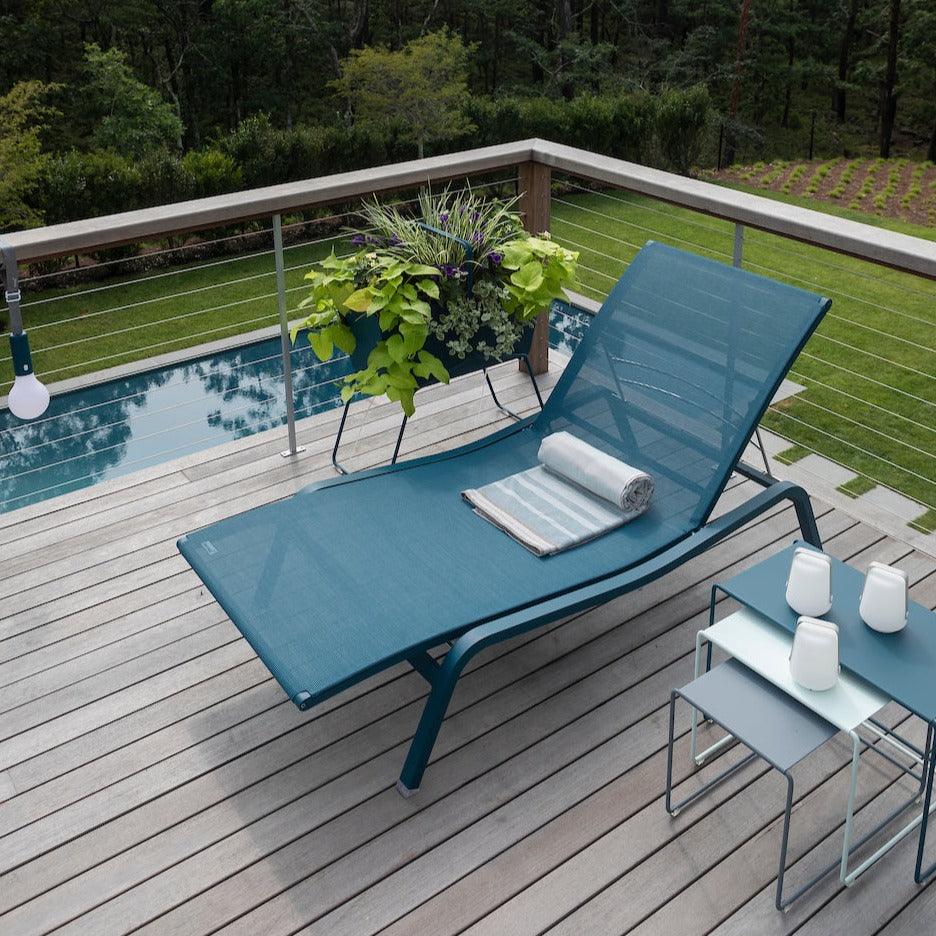 Alize Sunlounger - Stereo Fabric - Sea Green Designs